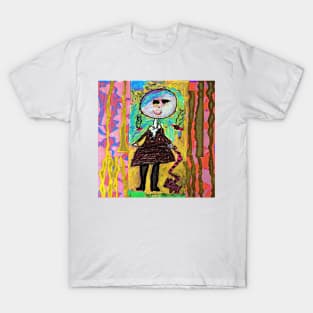 Girl With Dog #1a T-Shirt